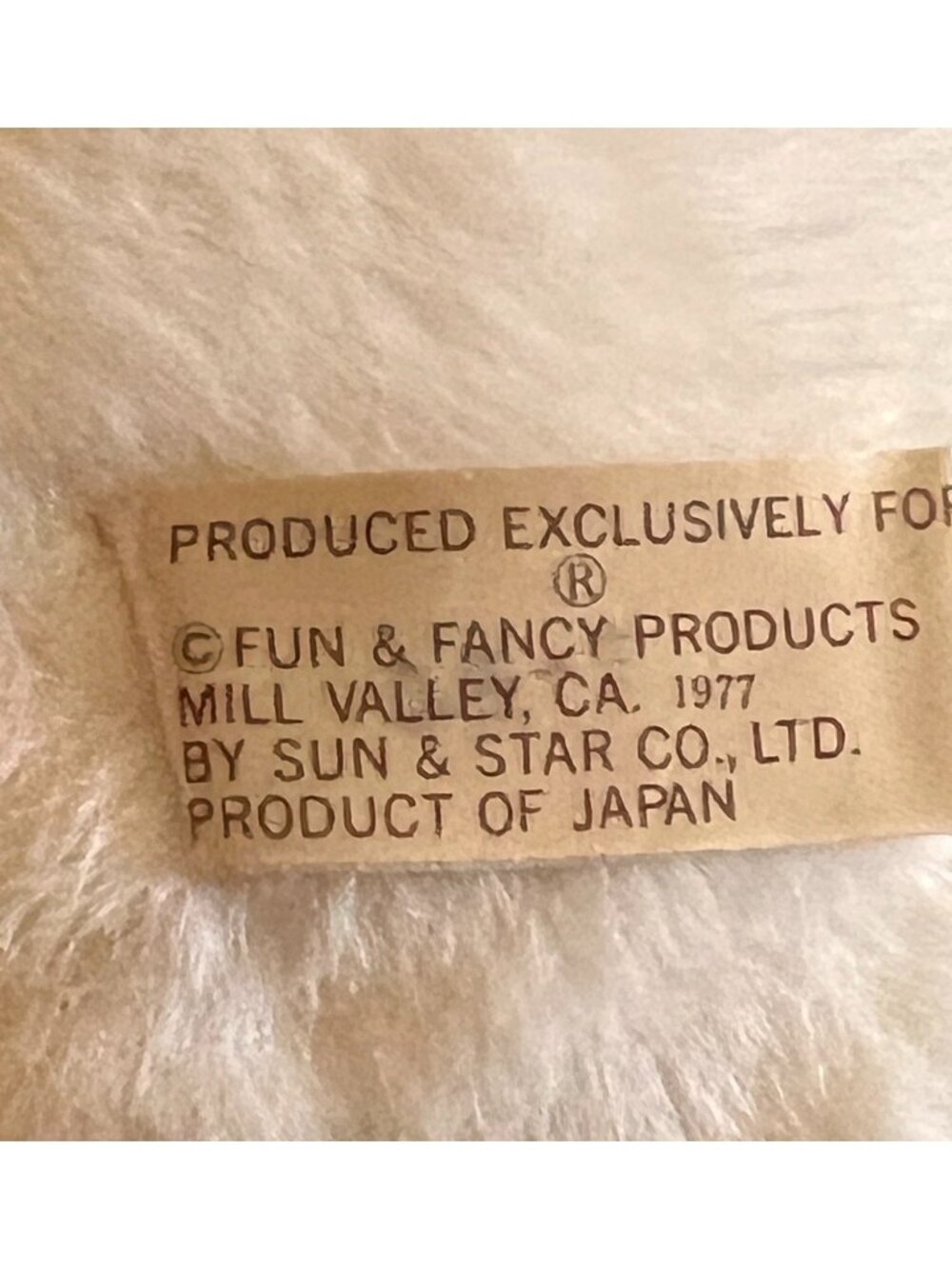 Sun And Star Co. Plush Panda Bear With Original Tag -1977 Collectible 11' Toy - Picture 9 of 10